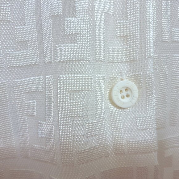 Vintage Fendi monogram sheer blouse - Picture 7 of 11